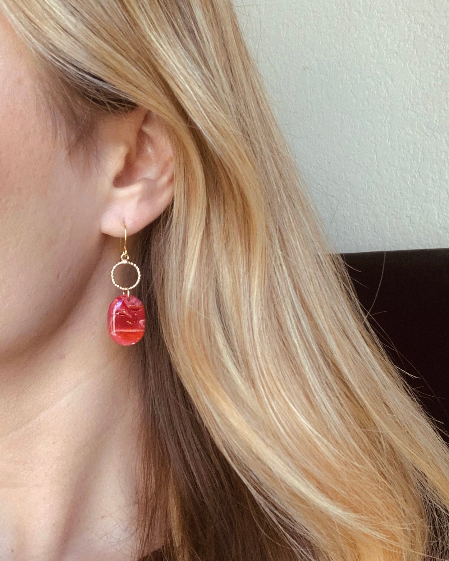 OVAL THE TOP - RUBY QUARTZ