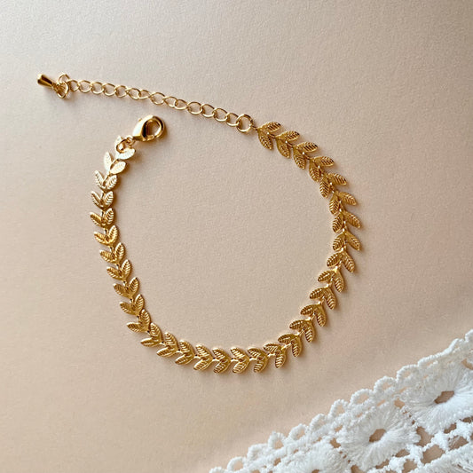 GOLD LEAF BRACELET