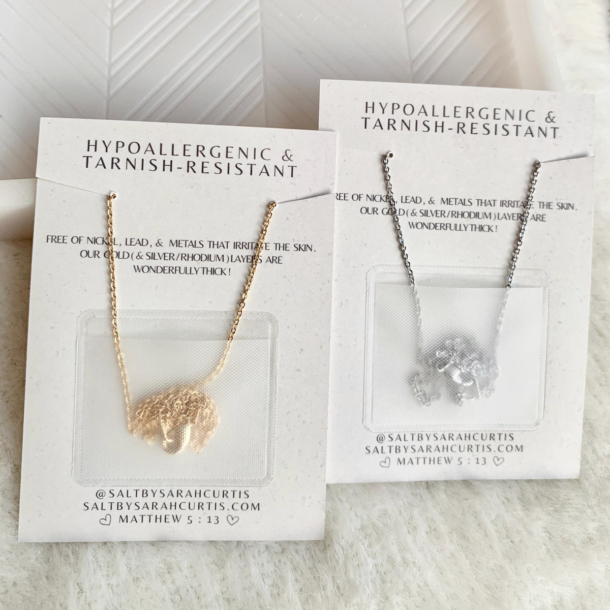 SPARKLY REINDEER NECKLACE | holiday pendant necklace | 18k gold or silver | dainty holiday necklace | cute Christmas necklace | holiday gift