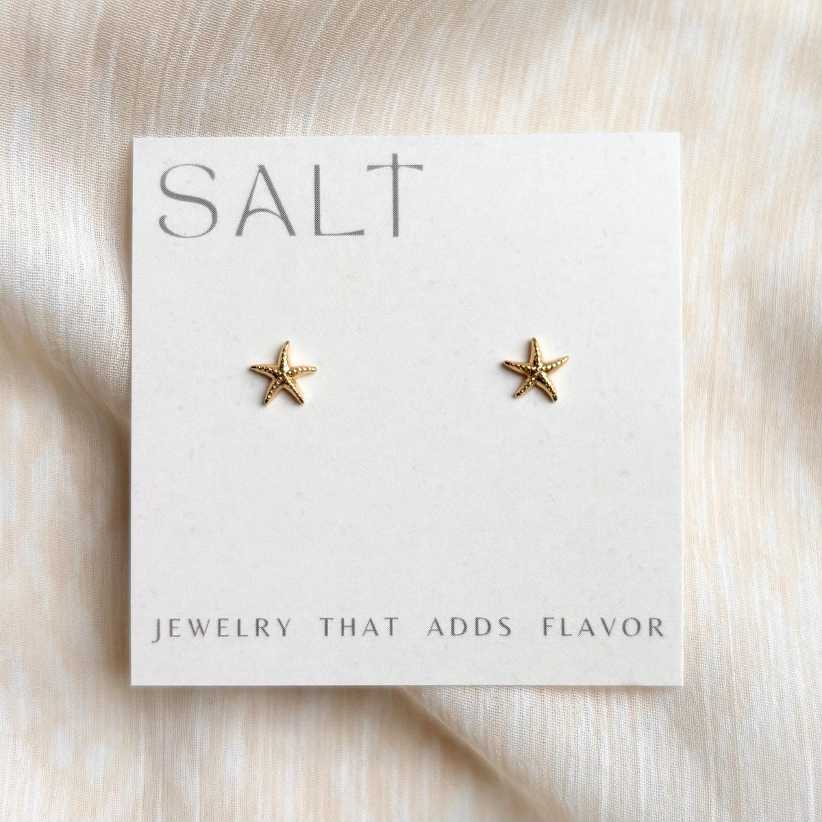 STARFISH STUDS | 18k gold | dainty sea star stud earrings | tiny starfish earrings | coastal jewelry | beachy jewelry | coastal chic earring