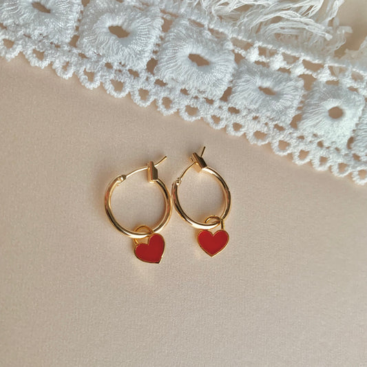 HEART LOCK HOOPS