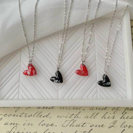HEART NECKLACE (SILVER)