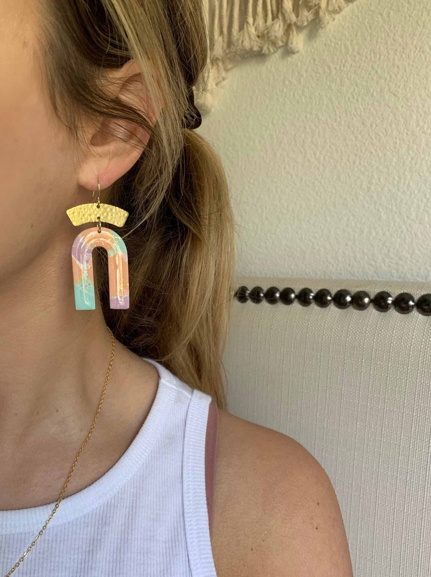 WATERCOLOR EARRINGS - ONE-OF-A-KIND PAIRS