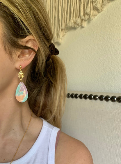 WATERCOLOR EARRINGS - ONE-OF-A-KIND PAIRS