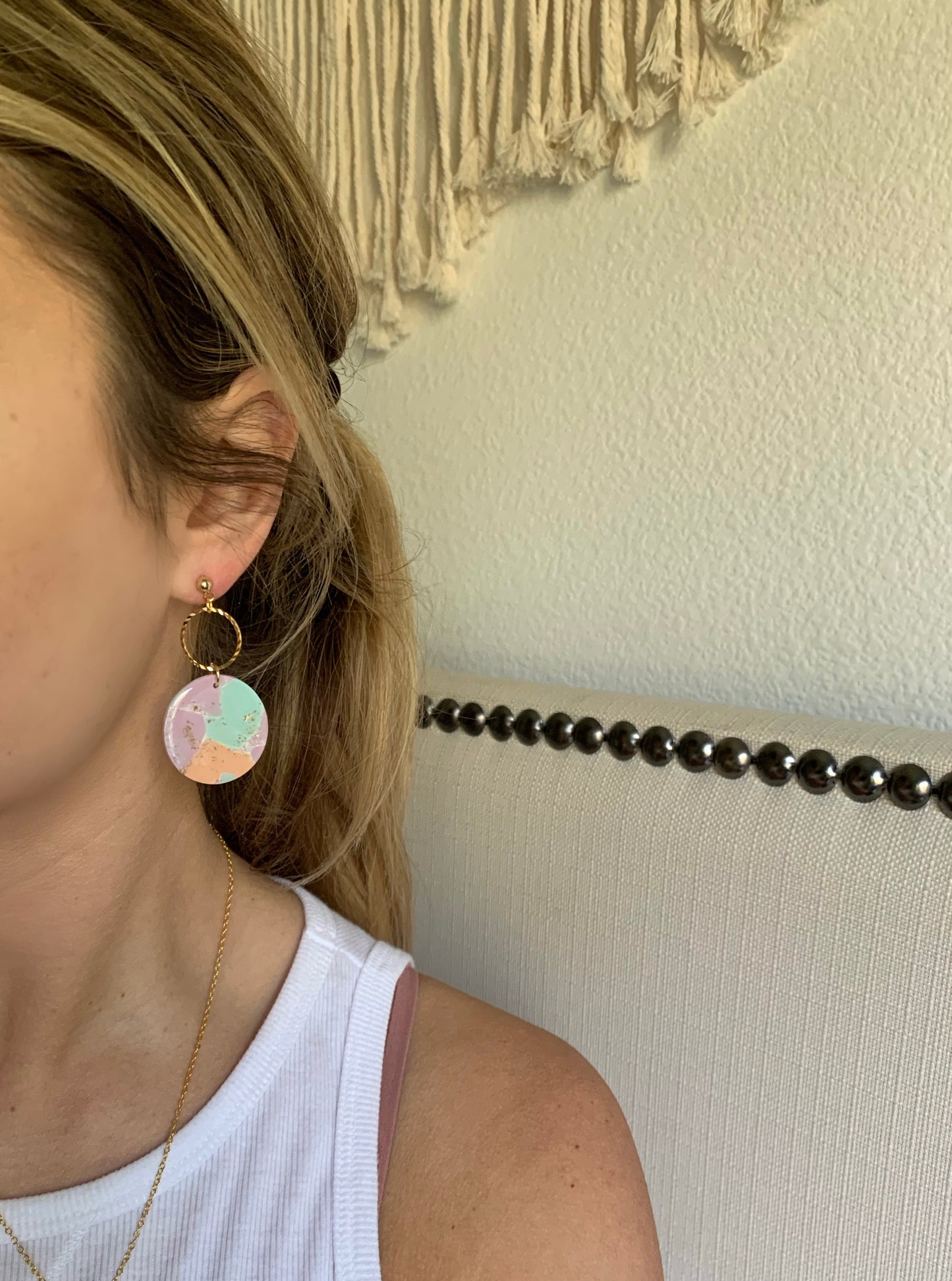 WATERCOLOR EARRINGS - ONE-OF-A-KIND PAIRS