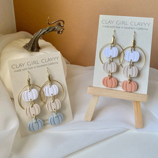 PUMPKIN TRIPLE SCOOP HOOPS